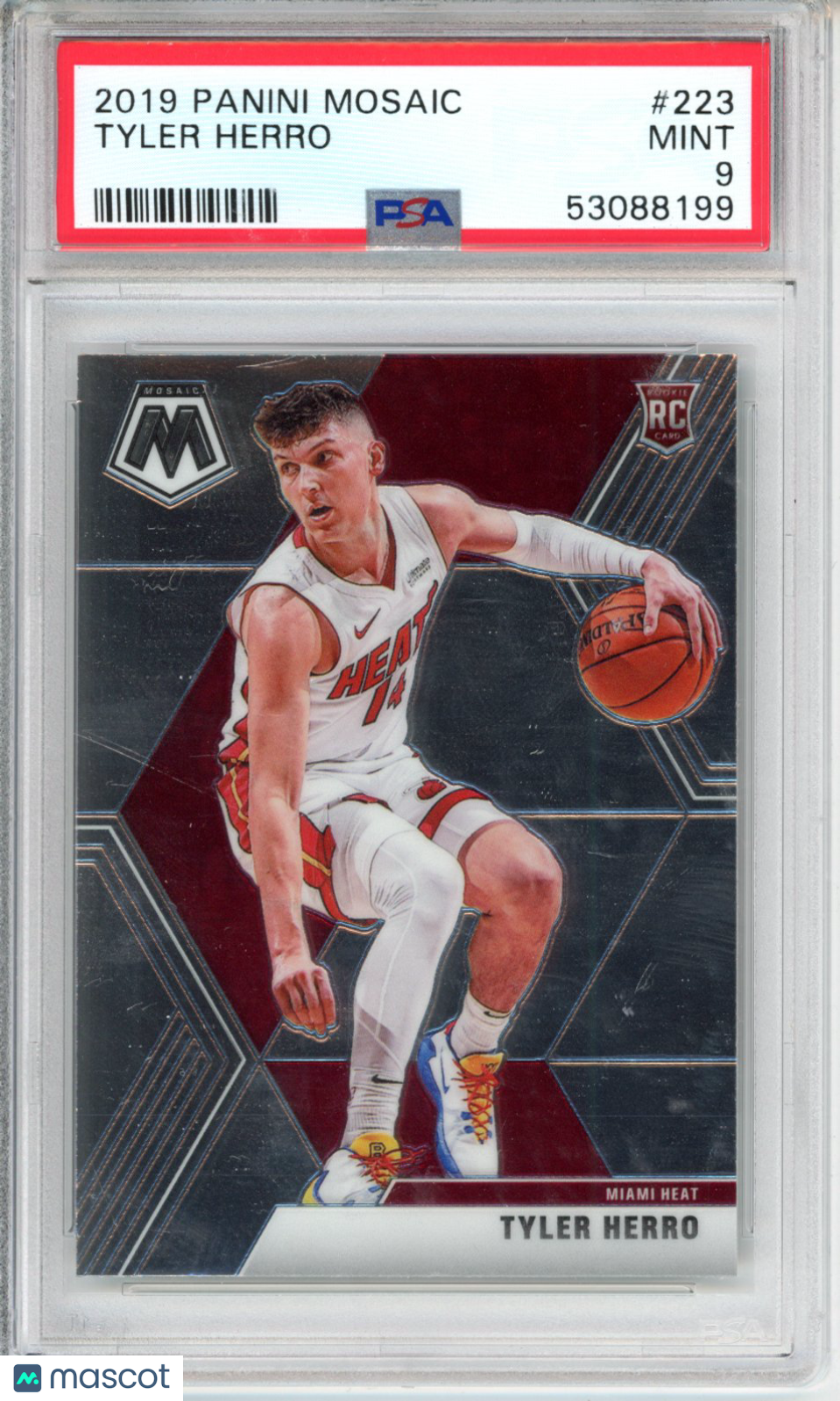 2019 Panini Mosaic Tyler Herro #223 PSA 9