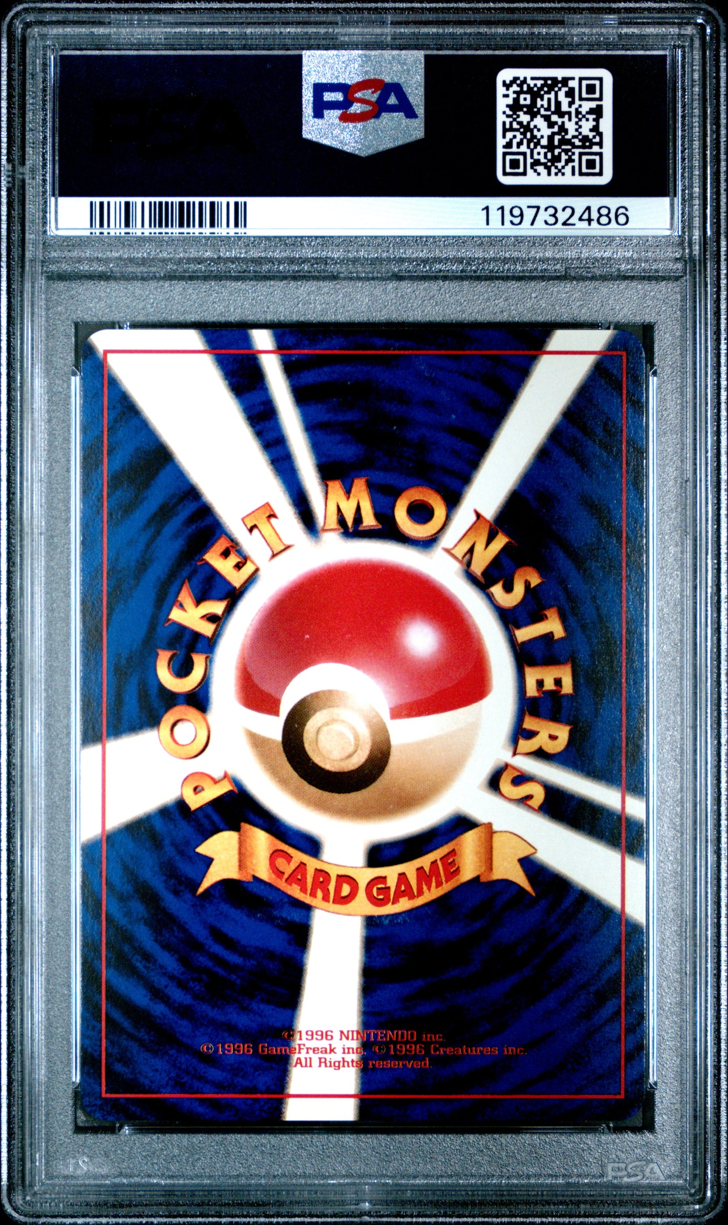 1997 Pokemon Japanese Rocket Dark Slowbro #80 Japanese PSA 9