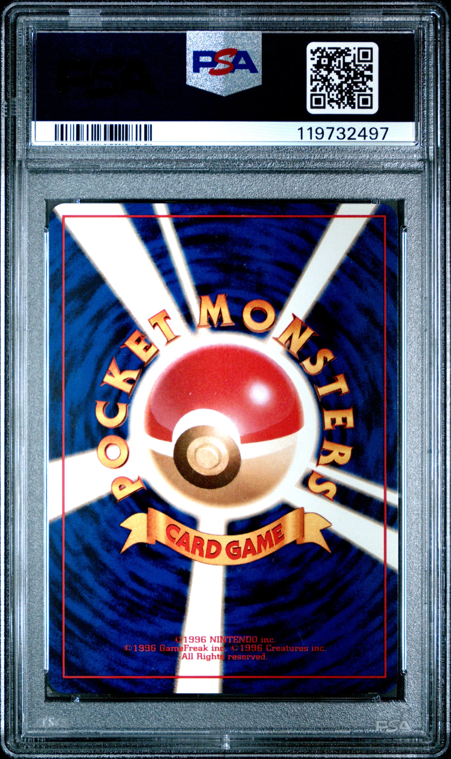1999 Pokemon Japanese Gym 2 Giovanni's Nidoking #34 Japanese Holo PSA 9