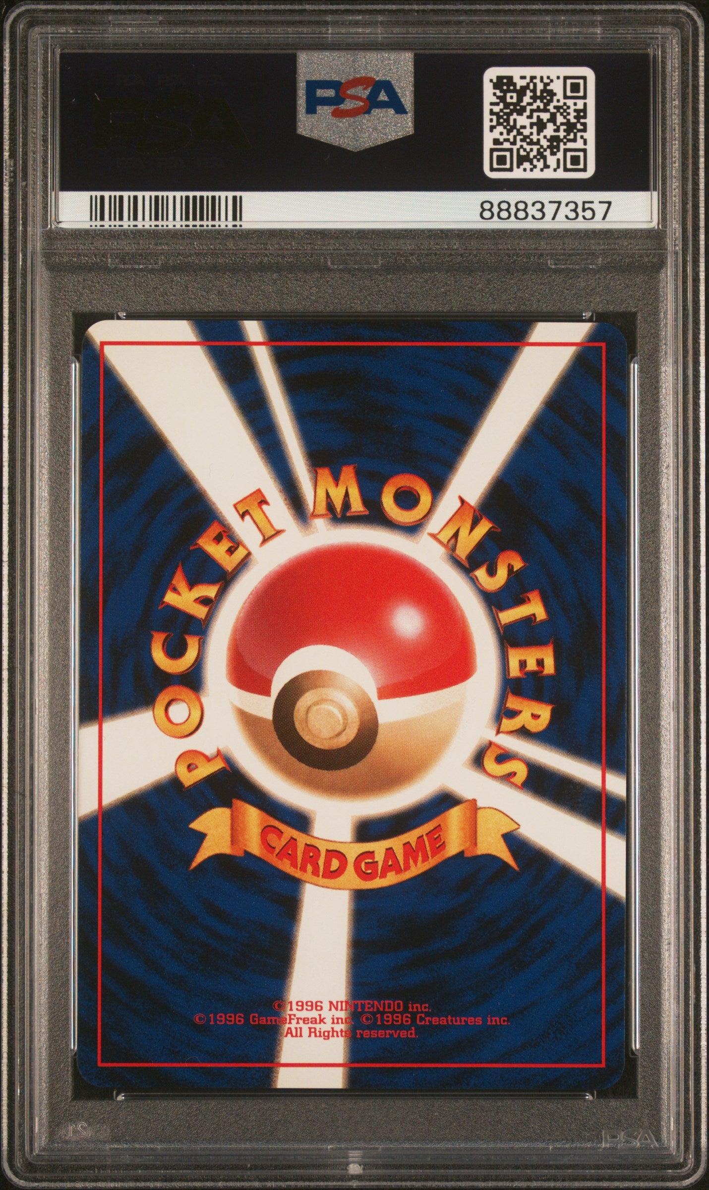 1999 Pokemon Japanese Gym 2 Sabrina's Gaze Trainer PSA 9