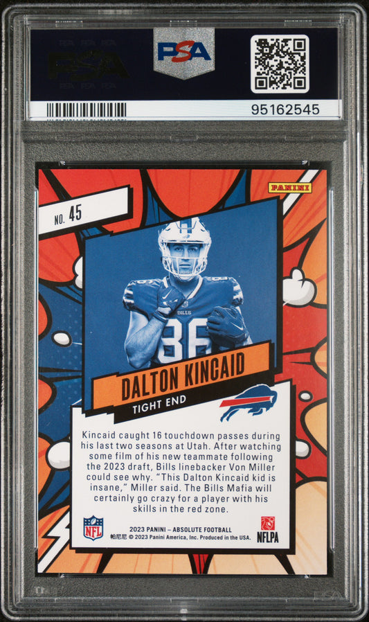 2023 Panini Absolute Explosive Dalton Kincaid #45 PSA 10
