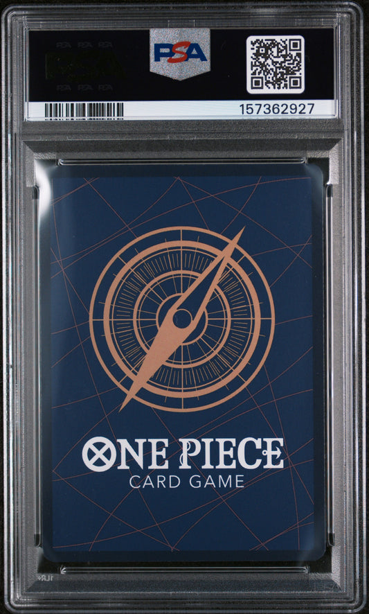 2025 One Piece Op11-A Fist Of Divine Speed Gear Two #080 Alternate Art PSA 10