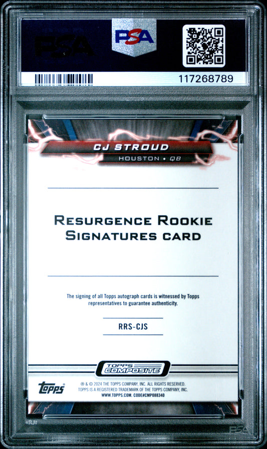 2023 Topps Composite Resurgence Rookie Signatures CJ Stroud #CJS PSA 10