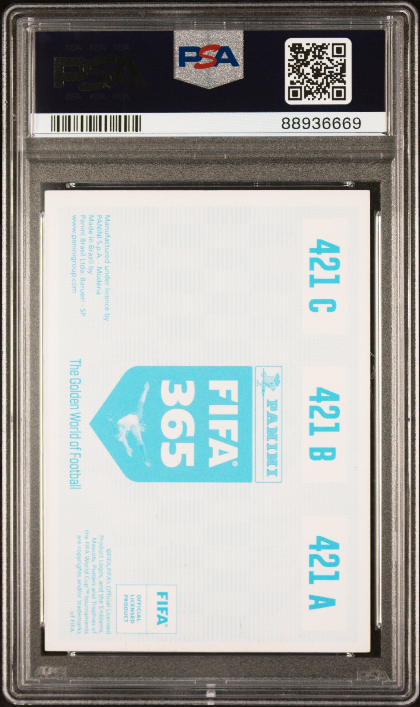 2019 Panini FIFA 365 Lunin Kangin Haaland #421 Blue Back PSA 5