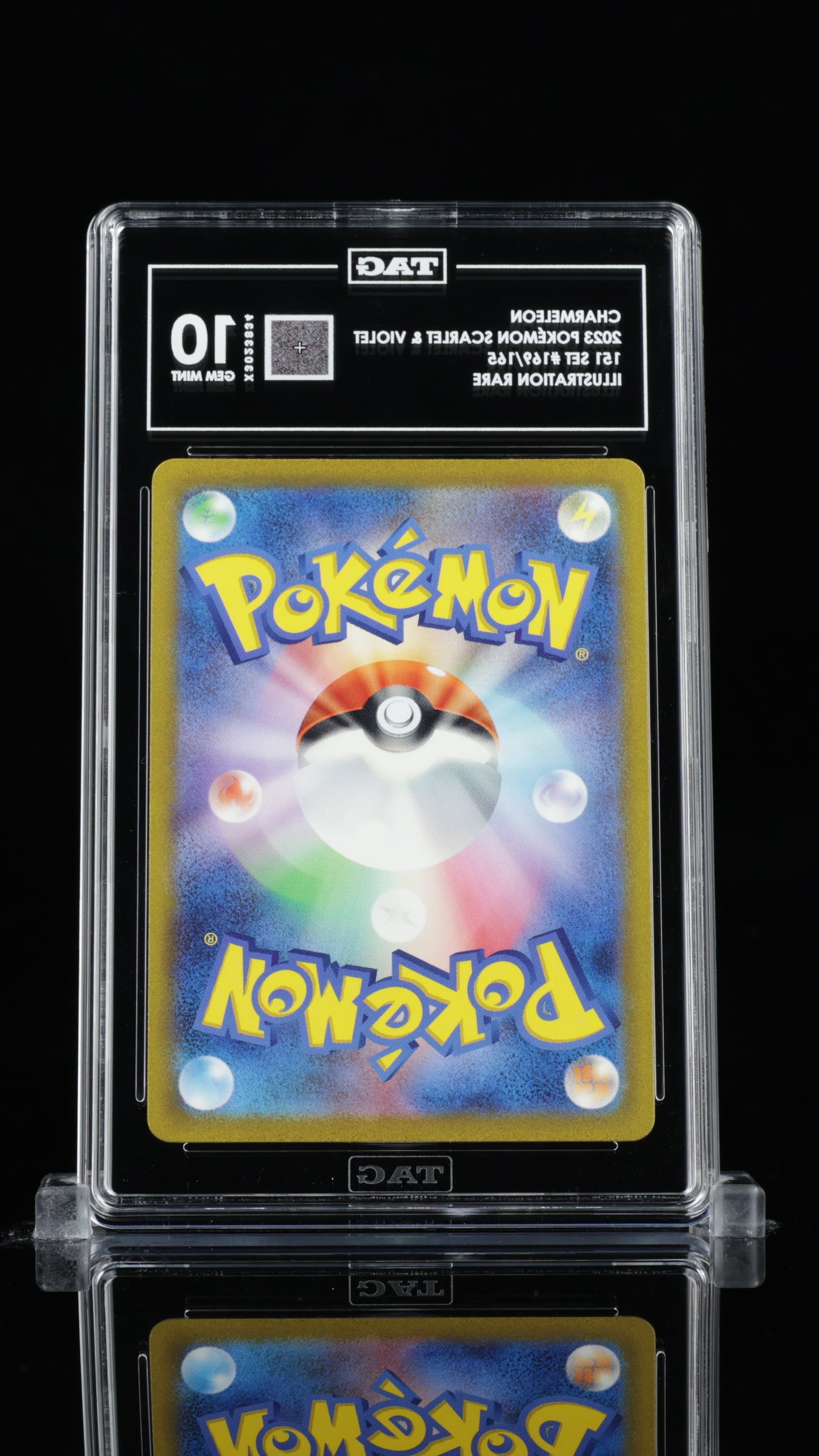 2023 Pokémon Scarlet & Violet Charmeleon #169/165 Illustration Rare TAG 10