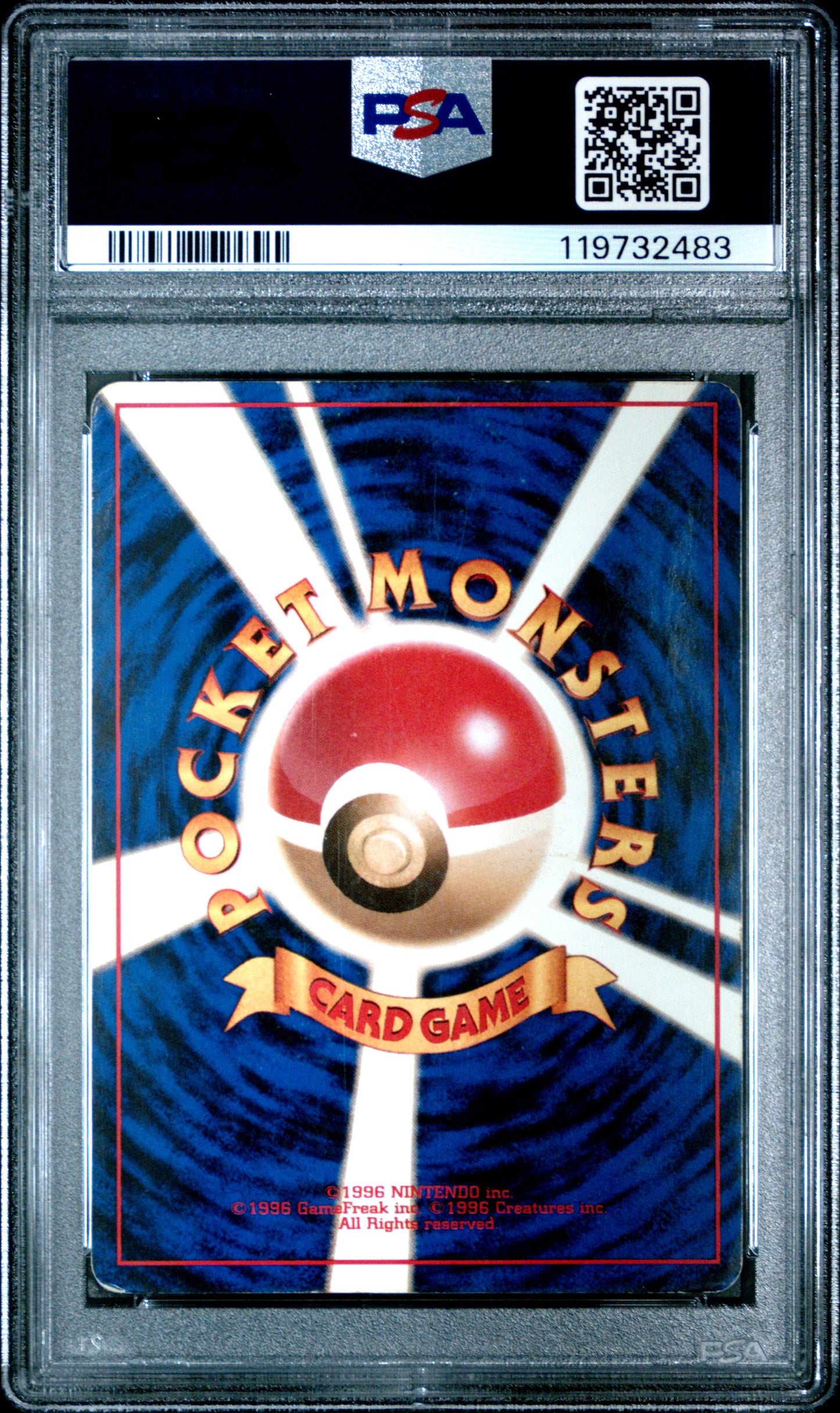 1998 Pokemon Japanese Gym Rocket's Scyther #123 Japanese Holo PSA 3