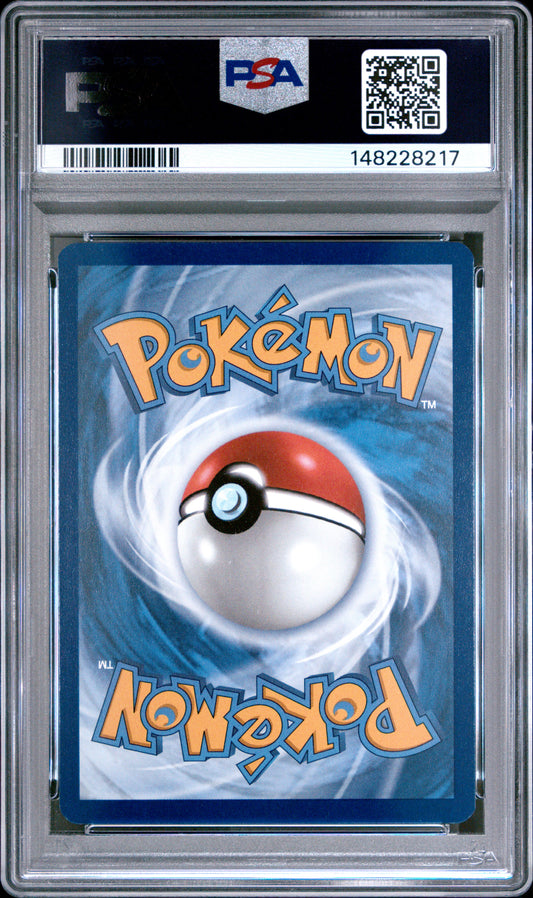 2025 Pokemon Pre EN-Prismatic Evolutions Leafeon #005 Pre 8-Pack Mini Tin PSA 9