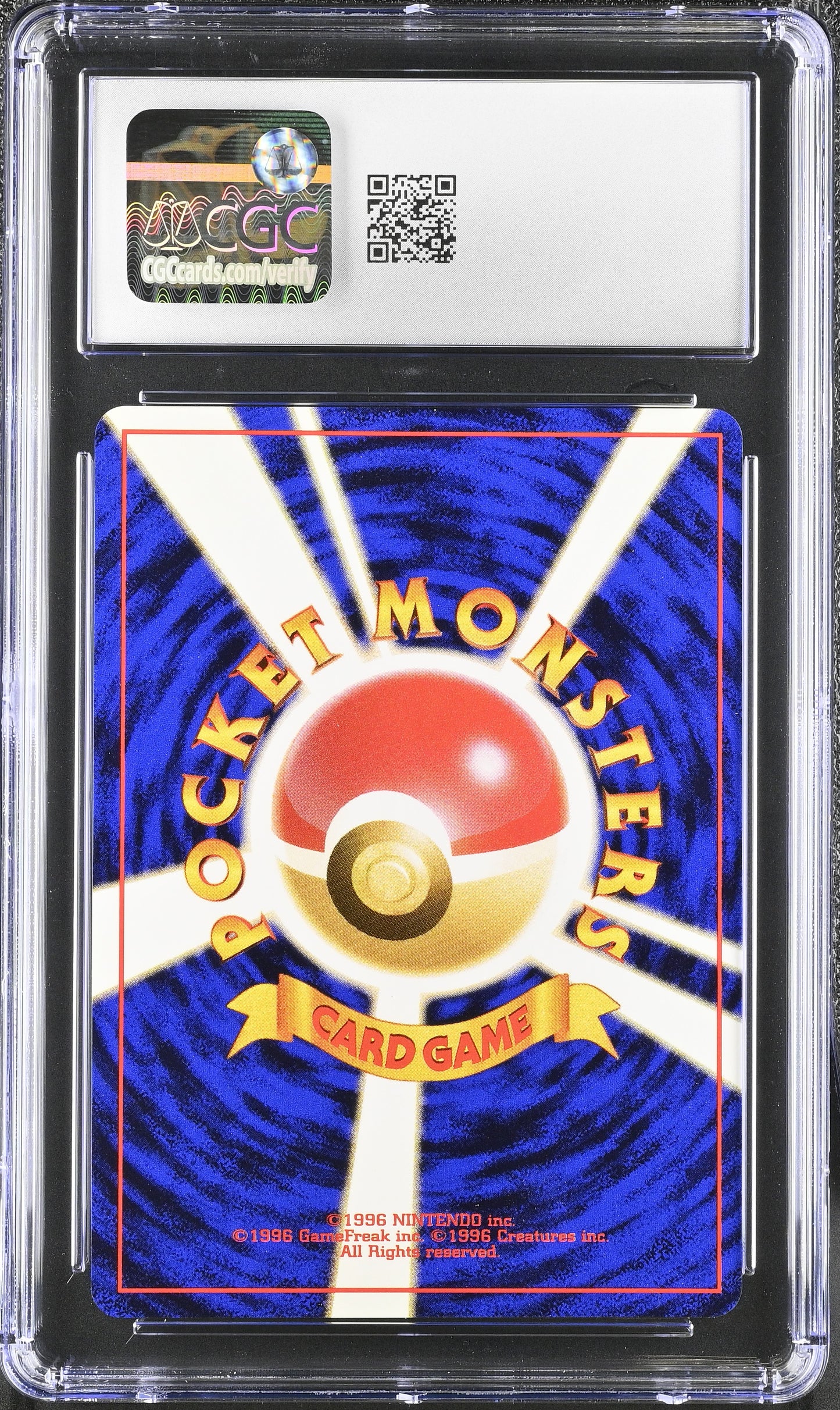 1999 Pokemon Neo Premium File Cyndaquil Japanese CGC 10