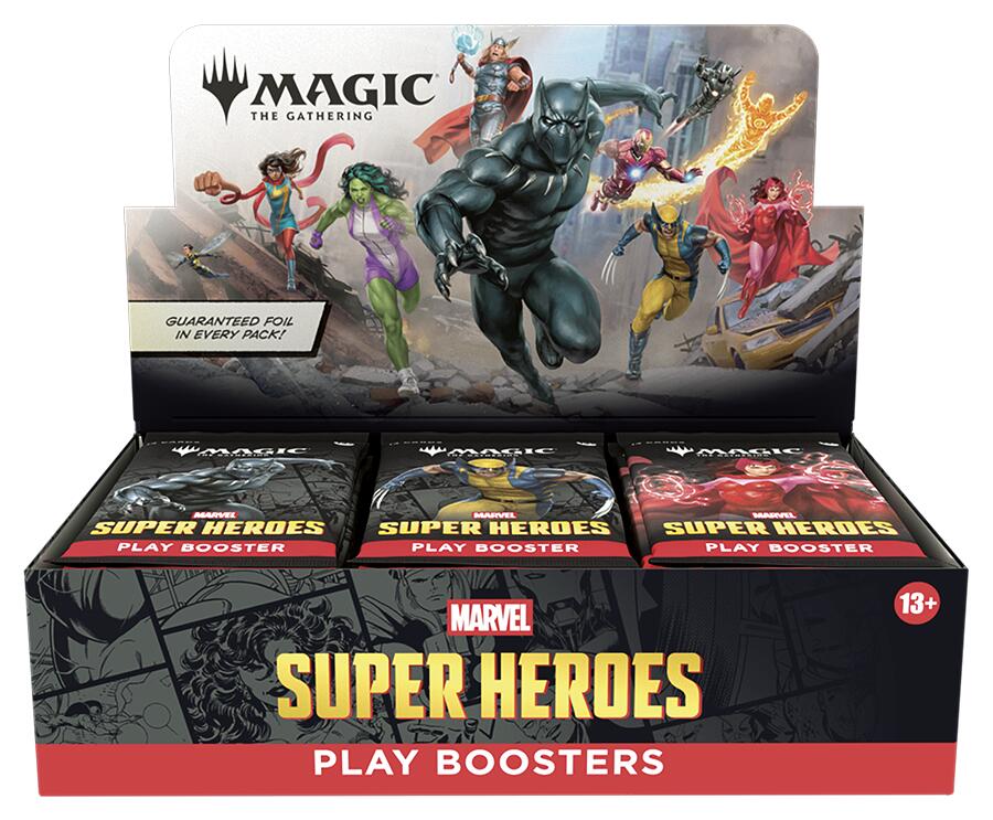 Marvel Super Heroes Play Booster Display English