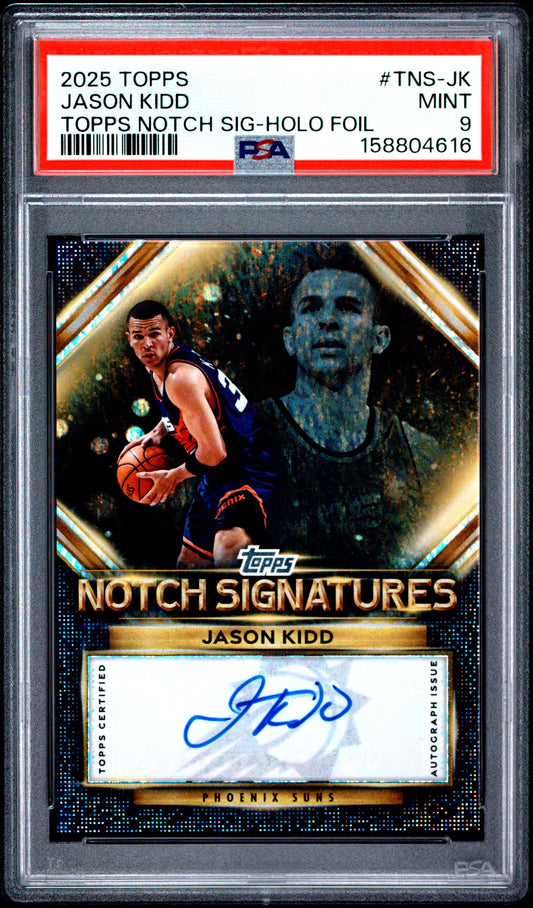 2025 Topps Basketball Jason Kidd #TNS-JK Holo Foil English PSA 9