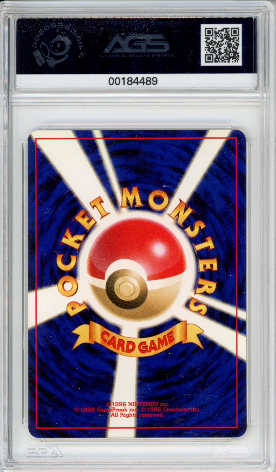 2000 Pokemon Neo Revelation Raikou #243 Unlimited AGS 7