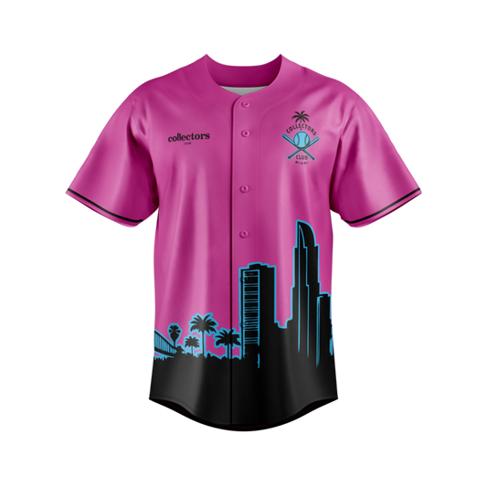 Premium Pink Button-Down Baseball Jersey Collectors Club Exclusive