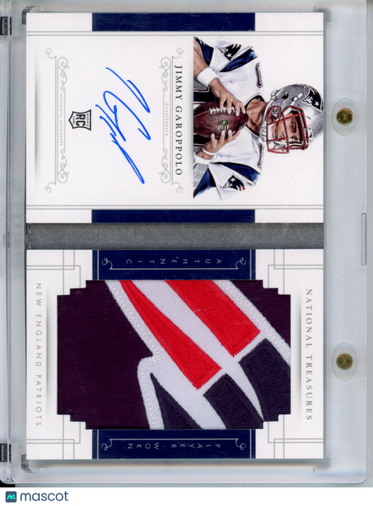 2014 Panini National Treasures Jimmy Garoppolo #RJ-JG Jumbo Rookie Booklet /99