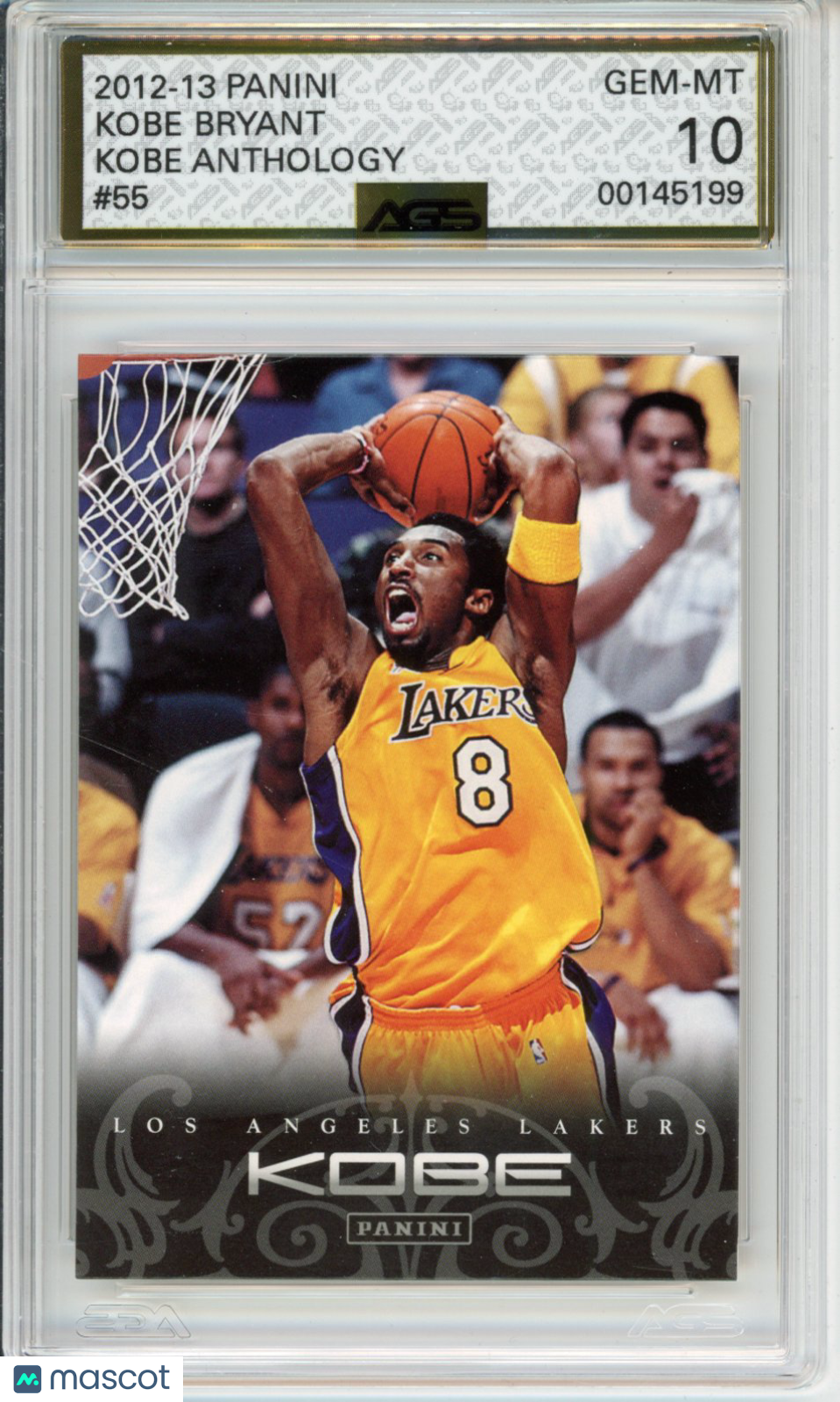 Basketball 2012-13 Panini Kobe Anthology KOBE BRYANT #055 AGS 10