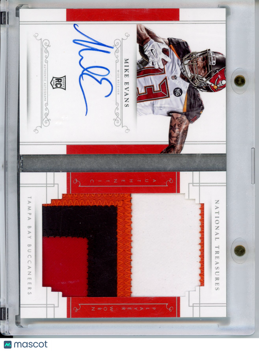 2014 National Treasures Mike Evans #RJ-ME Jumbo Rookie Signatures Booklet /99