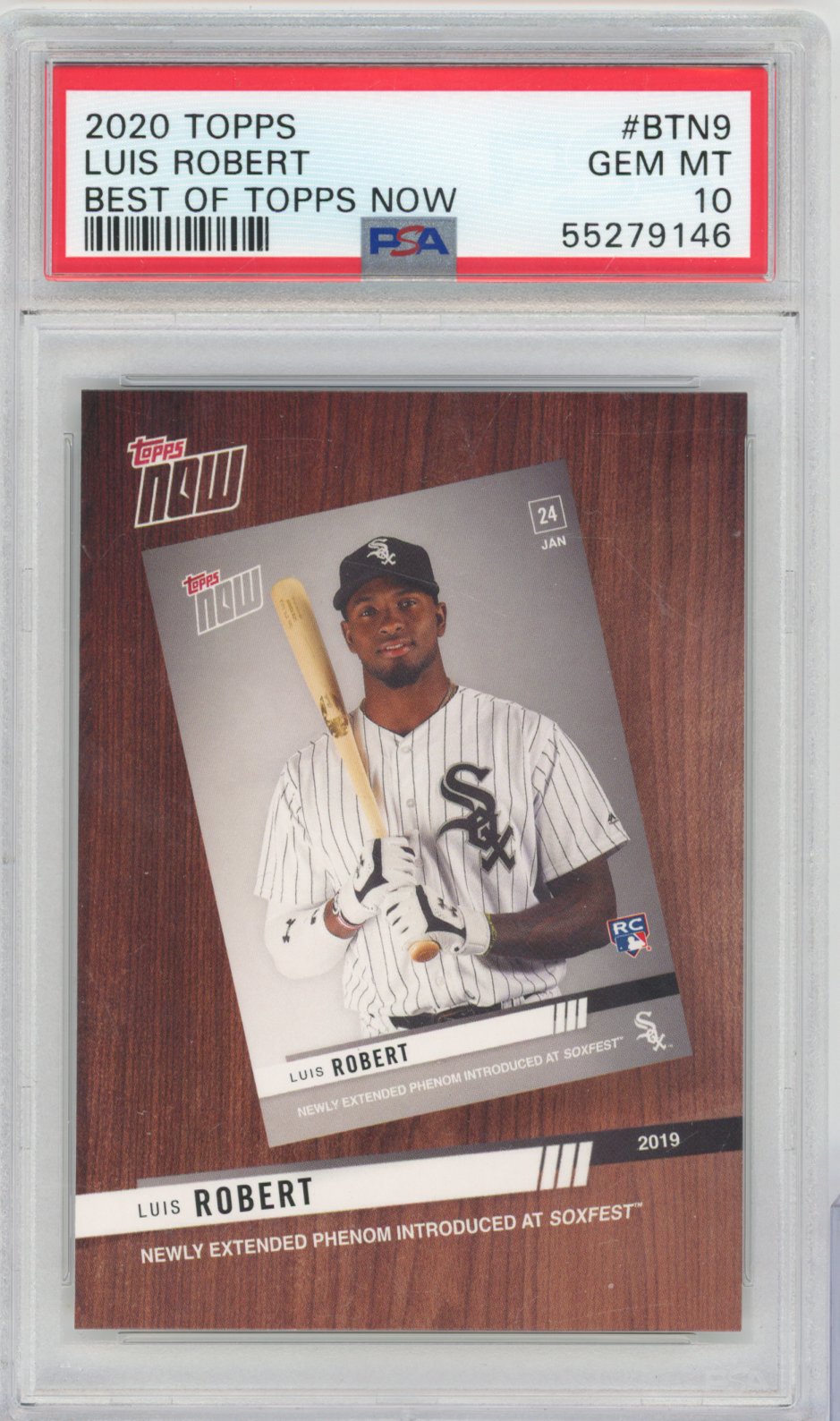 2020 Topps Topps Best of Topps Now Luis Robert BTN9 English PSA 10
