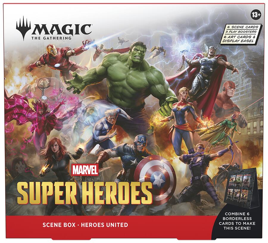 Marvel Super Heroes Scene Box - Heroes United English