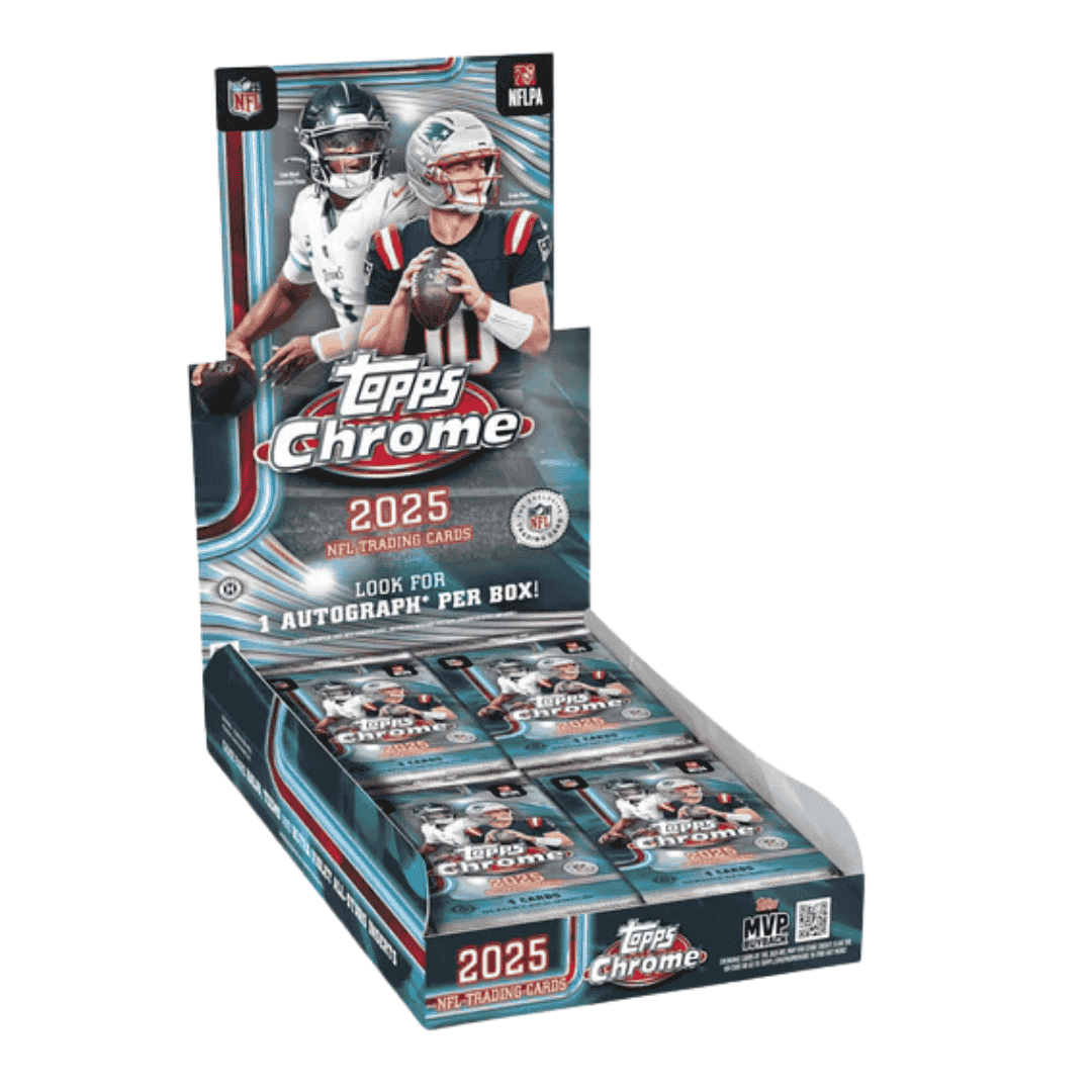 2025 Topps Topps Chrome Football Hobby Box English