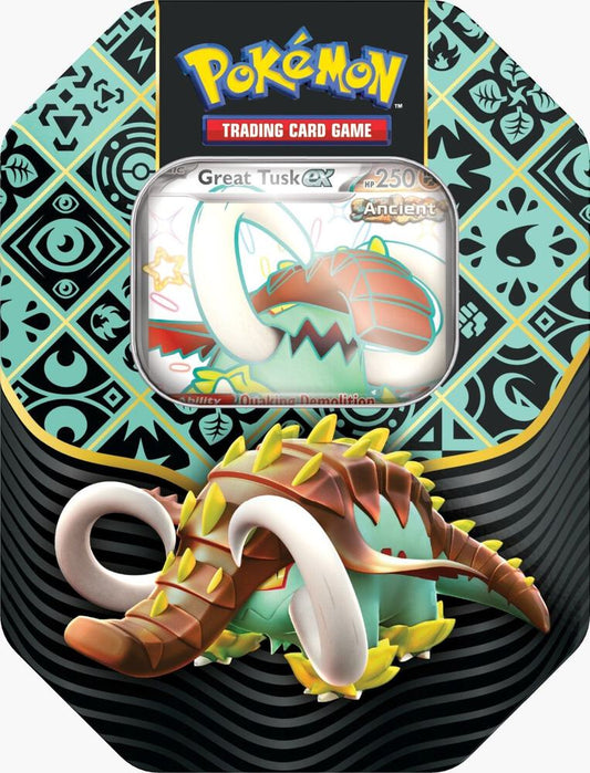 Paldean Fates International Tin [Great Tusk ex] - SV: Paldean Fates (PAF)