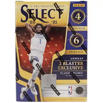 2020-21 Panini Select Basketball 6-Pack Blaster Box