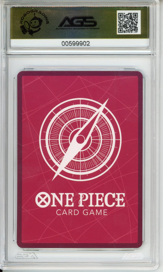 One Piece 2024 PROMOS MONKEY.D.LUFFY #ST13-003 2ND ANNIVERSARY TOURNAMENT AGS 10