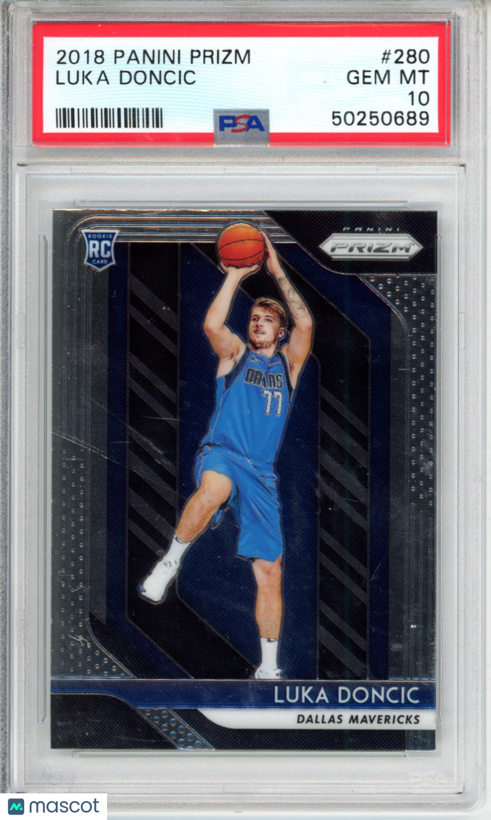 2018 Panini Prizm Luka Doncic #280 PSA 10