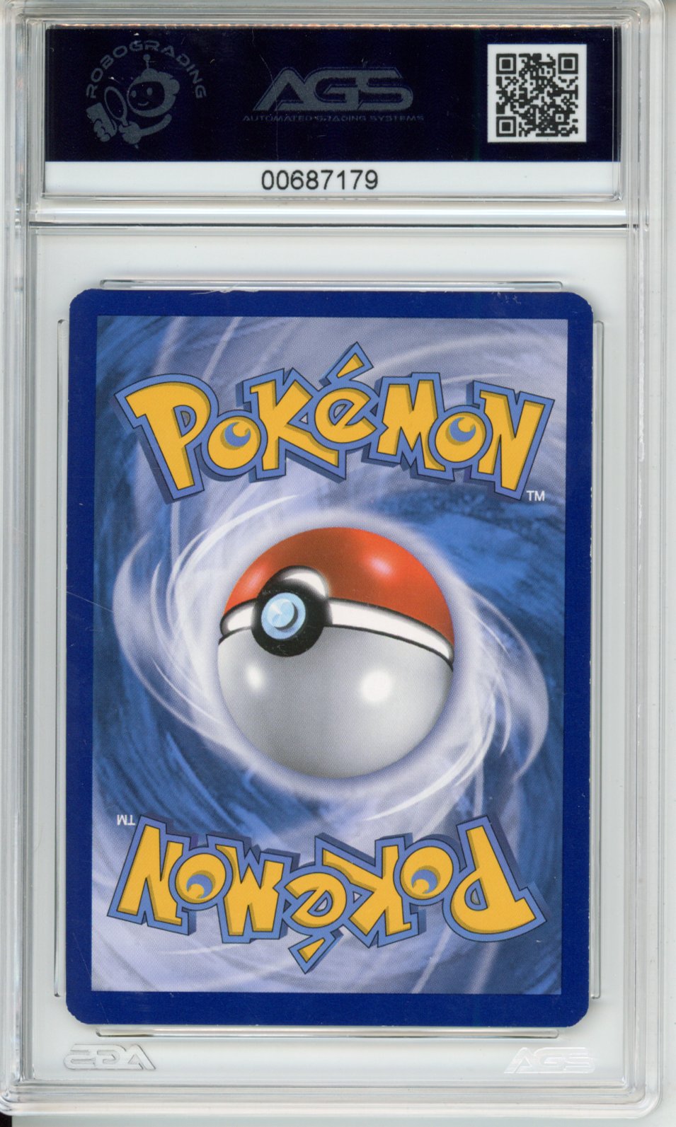 2015 Pokemon XY BREAKthrough M Houndoom EX #154 AGS 8.5