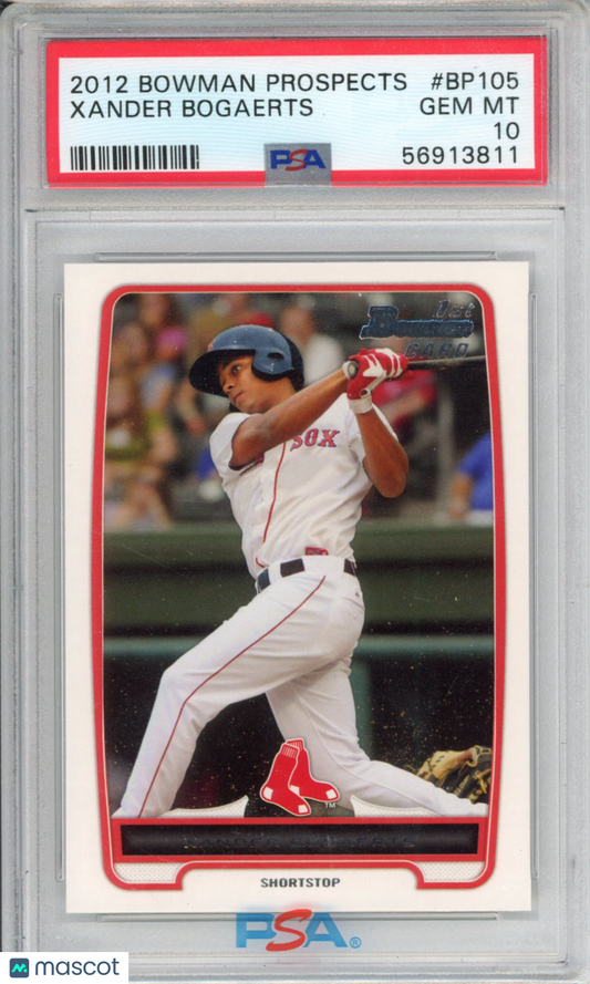 2012 Bowman Prospects Xander Bogaerts #BP105 PSA 10