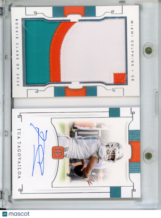 2020 Panini National Treasures Tua Tagovailoa #RJB-TT Rookie Jumbo Booklet /99