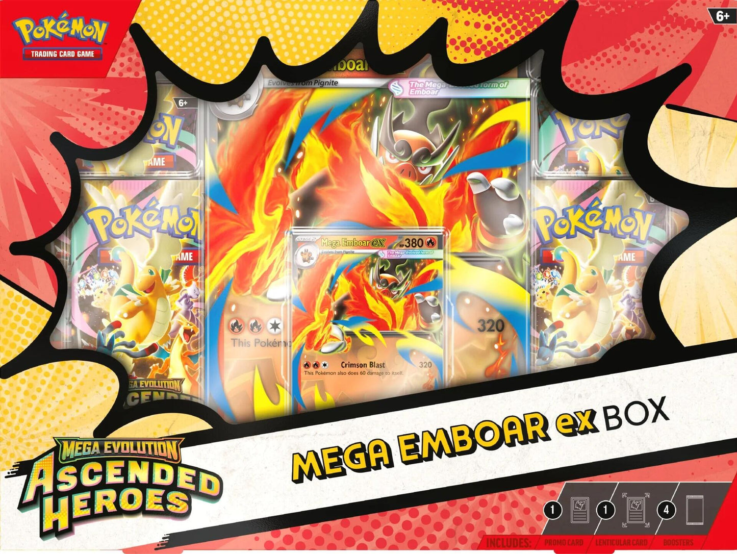 2026 ME: Ascended Heroes Ascended Heroes Mega Emboar ex Box Pokemon