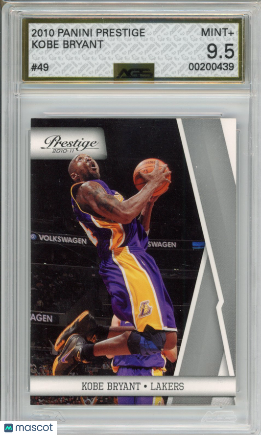 Basketball 2010-11 PANINI PRESTIGE KOBE BRYANT #049 AGS 9.5