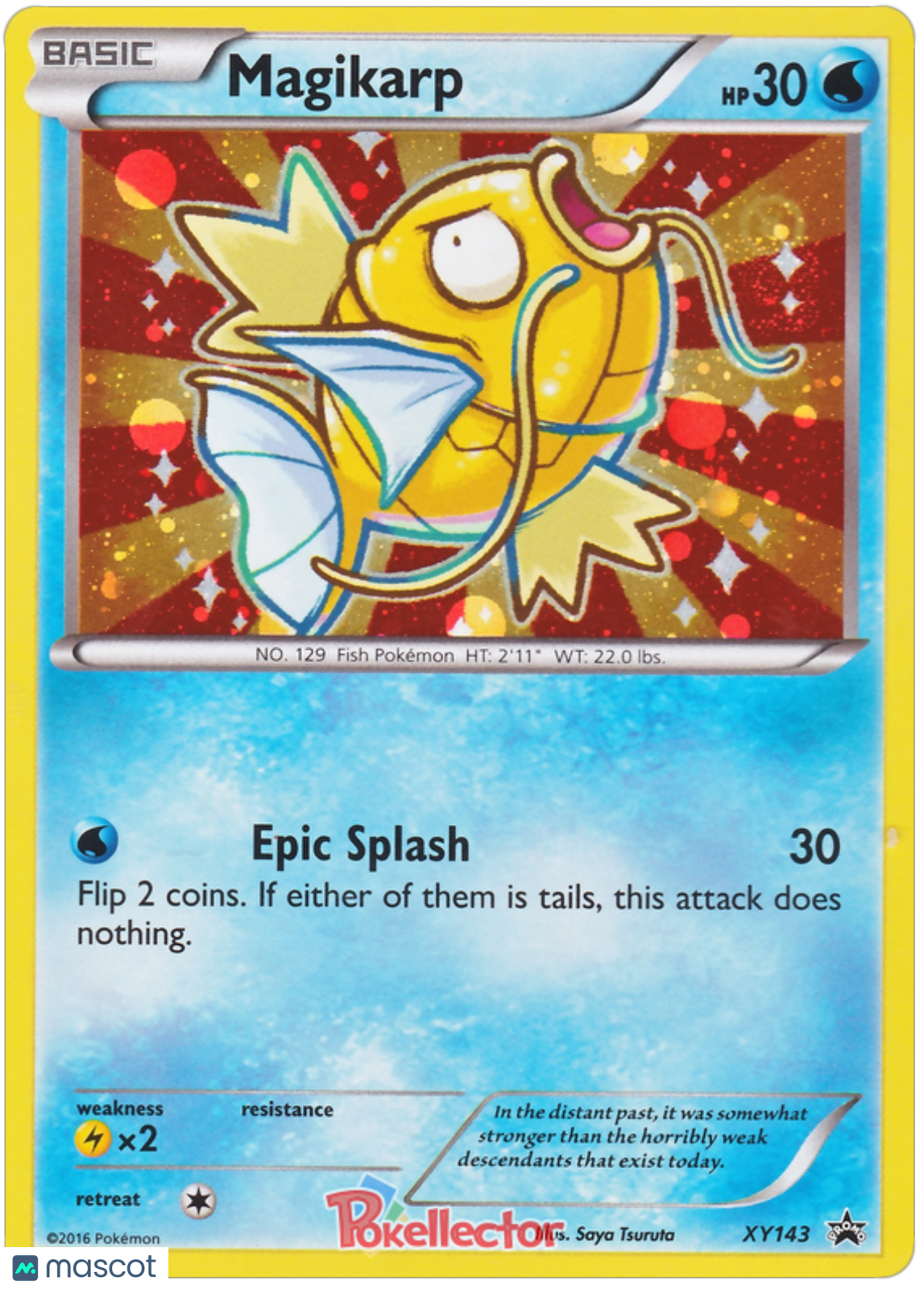 2013 Pokemon XY Promos Magikarp #143 AGS 10