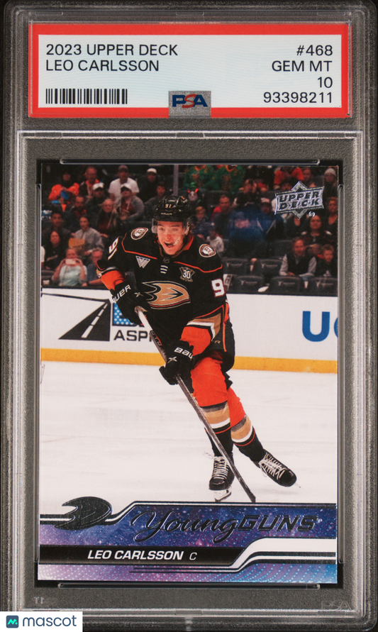 2023 Upper Deck Leo Carlsson #468 PSA 10