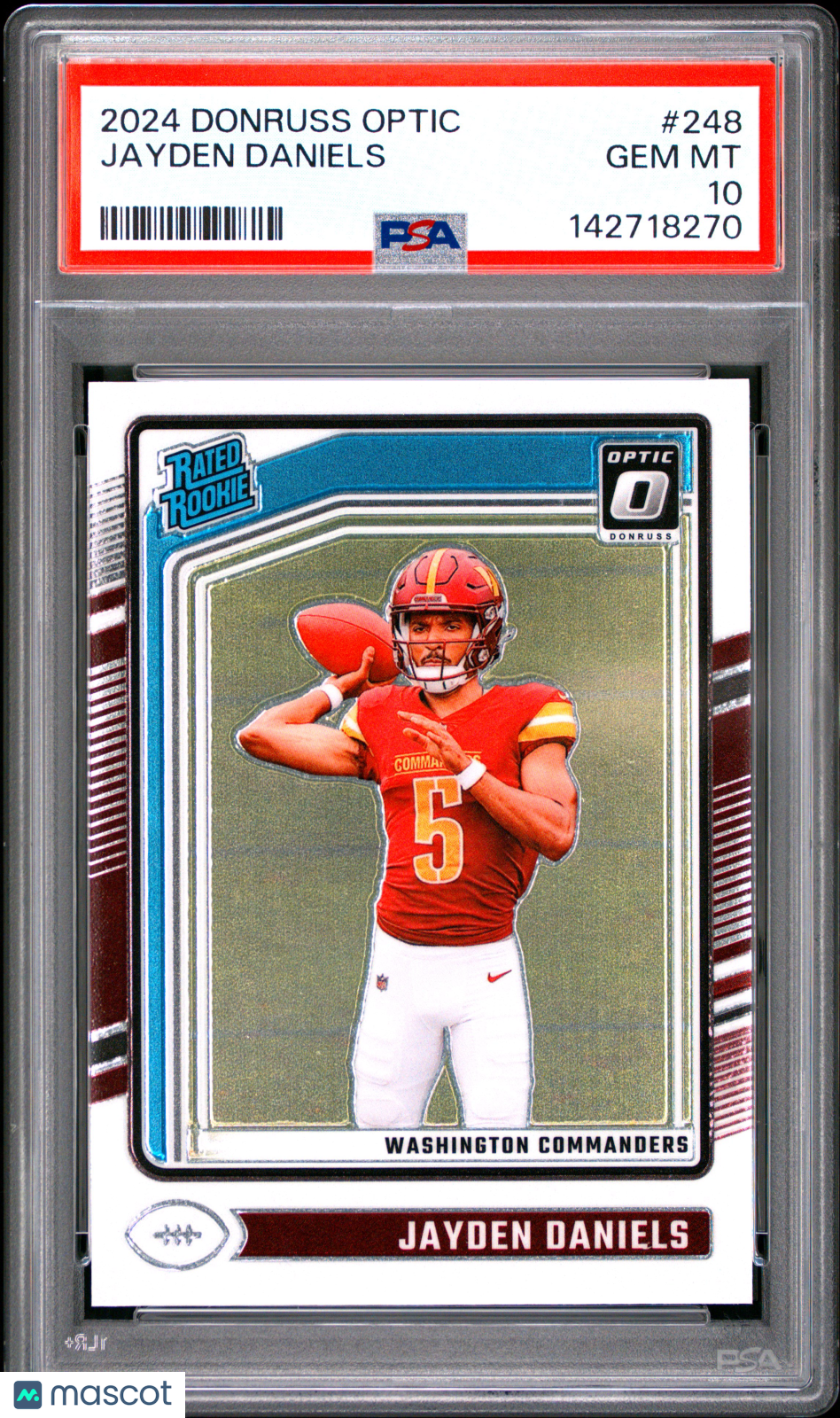 2024 Panini Donruss Optic Jayden Daniels #248 PSA 10