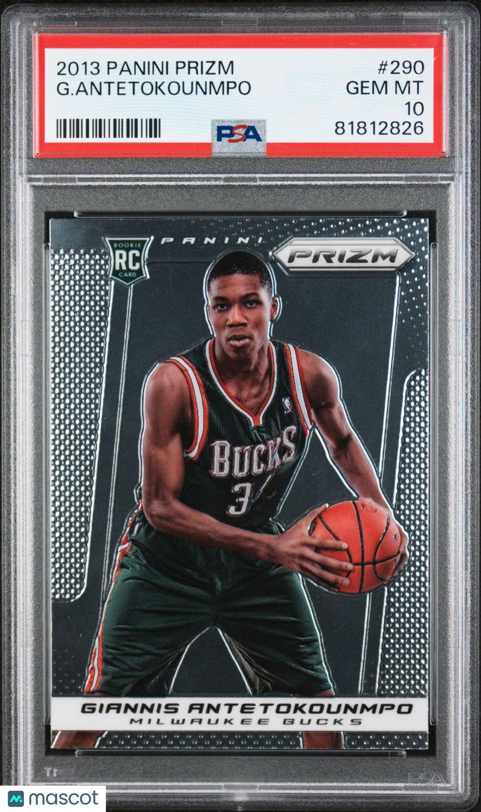 2013 Panini Prizm G. Antetokounmpo #290 PSA 10