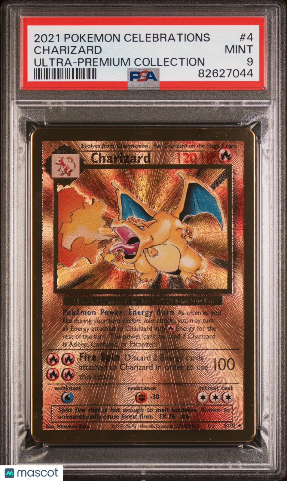 2021 Pokemon Celebrations Ultra-Premium Collection Charizard #4 PSA 9