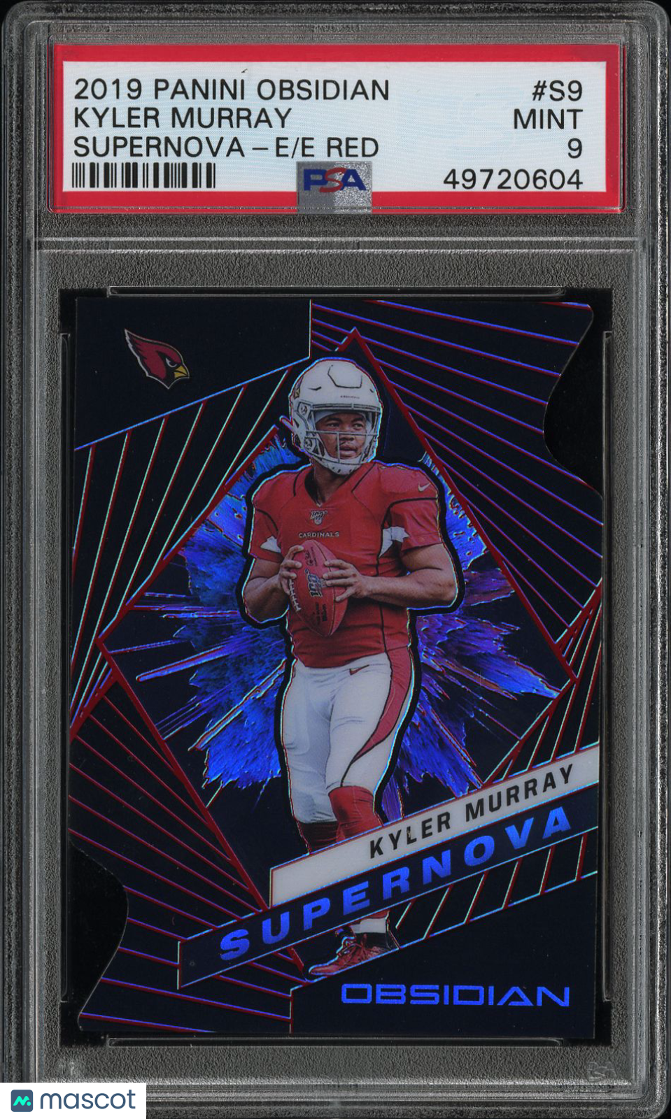 2019 Panini Obsidian Supernova Kyler Murray #S9 Red /5 PSA 9