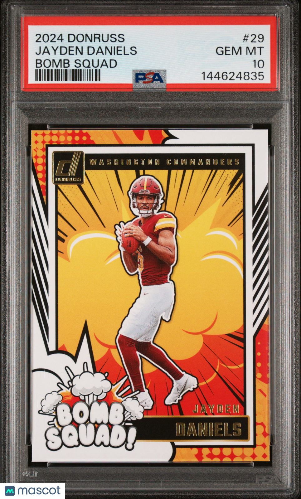 2024 Panini Donruss Bomb Squad Jayden Daniels #29 PSA 10