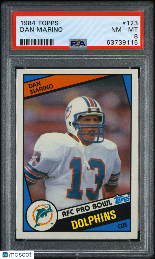 1984 Topps Dan Marino #123 PSA 8