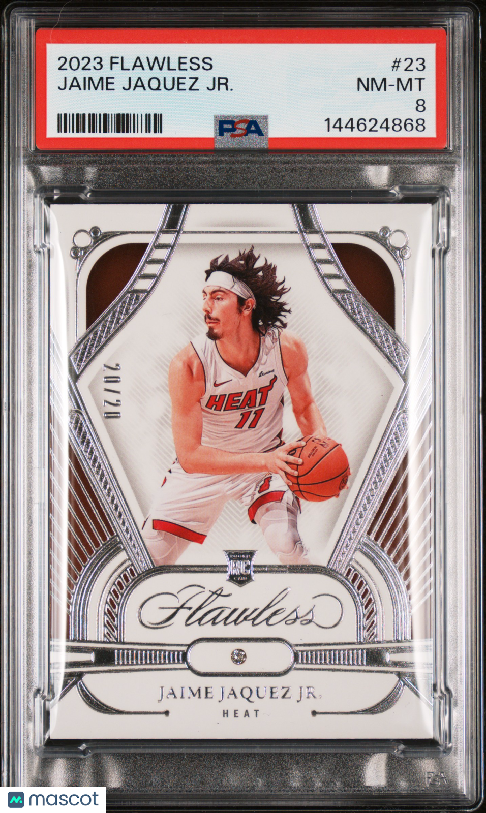 2023 Panini Flawless Jaime Jaquez JR. #23 PSA 8
