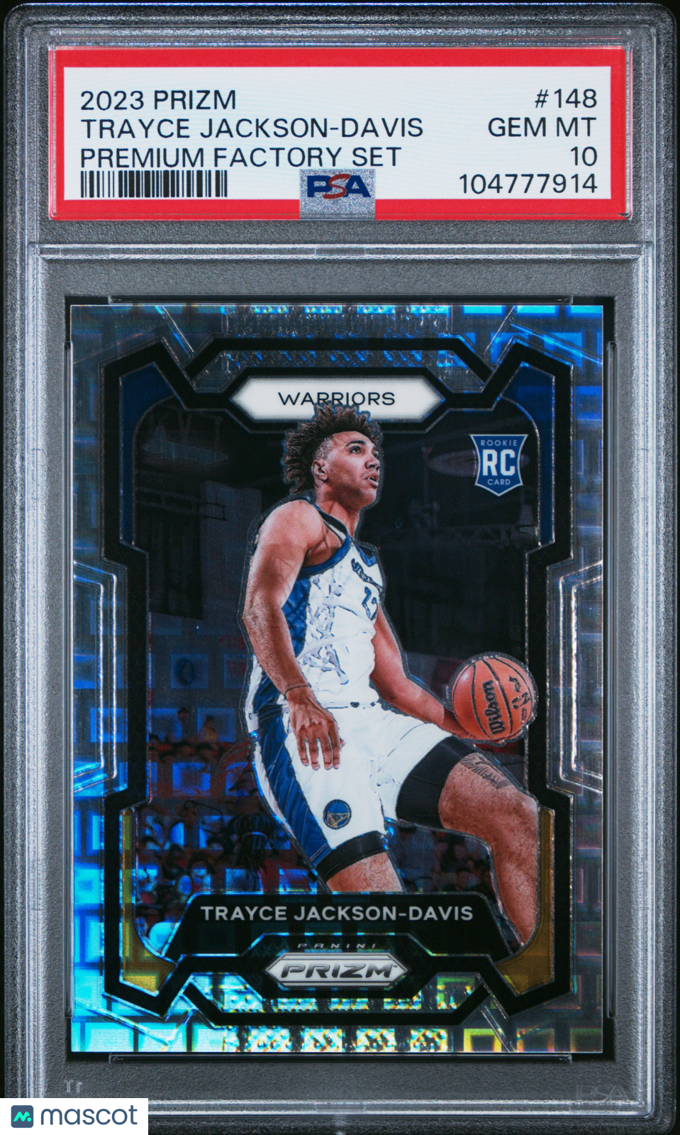 2023 Panini Prizm Trayce Jackson-Davis #148 Premium Factory Set PSA 10
