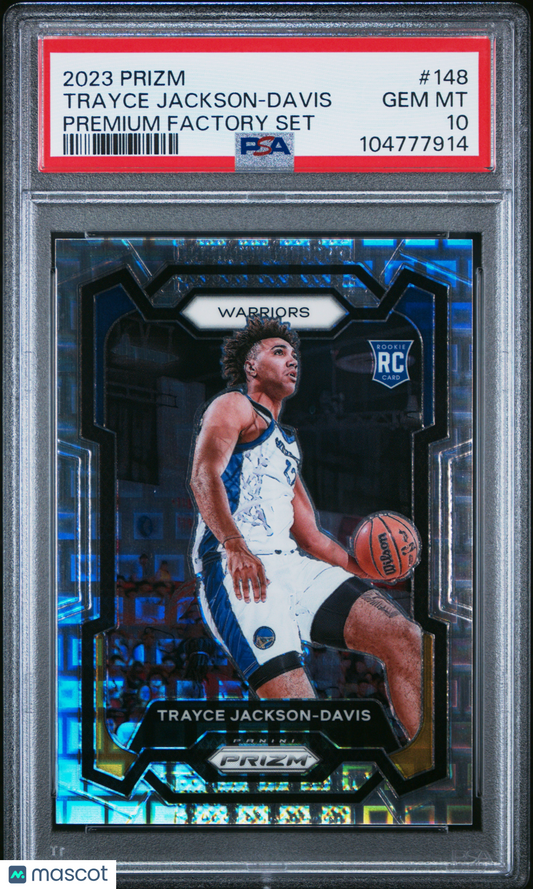 2023 Panini Prizm Trayce Jackson-Davis #148 Premium Factory Set PSA 10