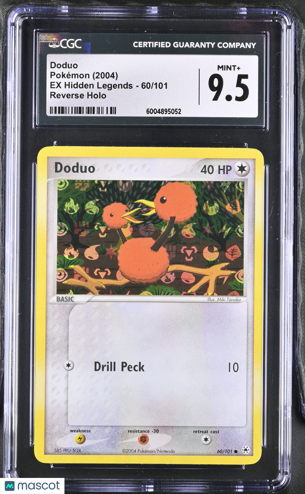 2004 Pokémon EX Hidden Legends Doduo #60/101 CGC 9.5