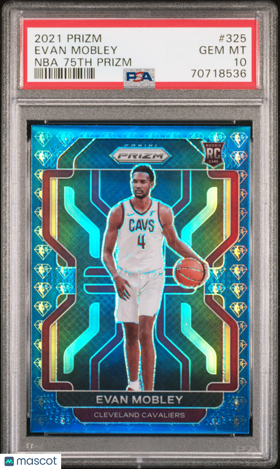 2021 Panini Prizm Evan Mobley #325 NBA 75th PSA 10
