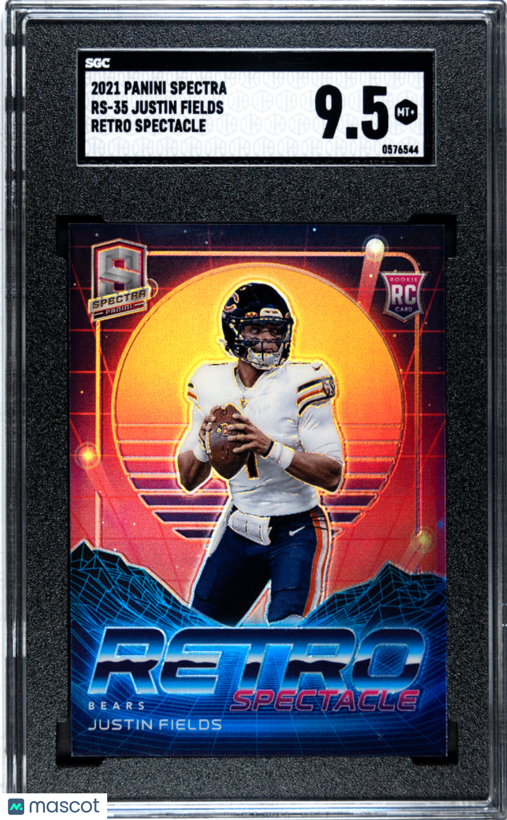 2021 Panini Spectra Justin Fields #RS-35 Retro Spectacle SGC 9.5
