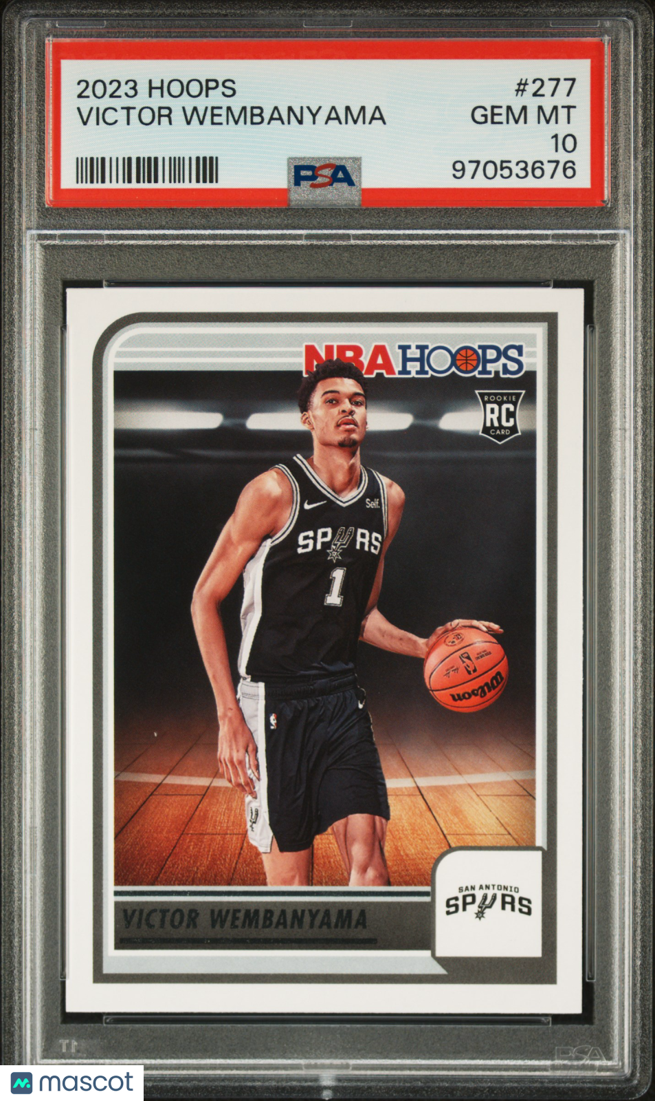 2023 Panini NBA Hoops Victor Wembanyama #277 PSA 10