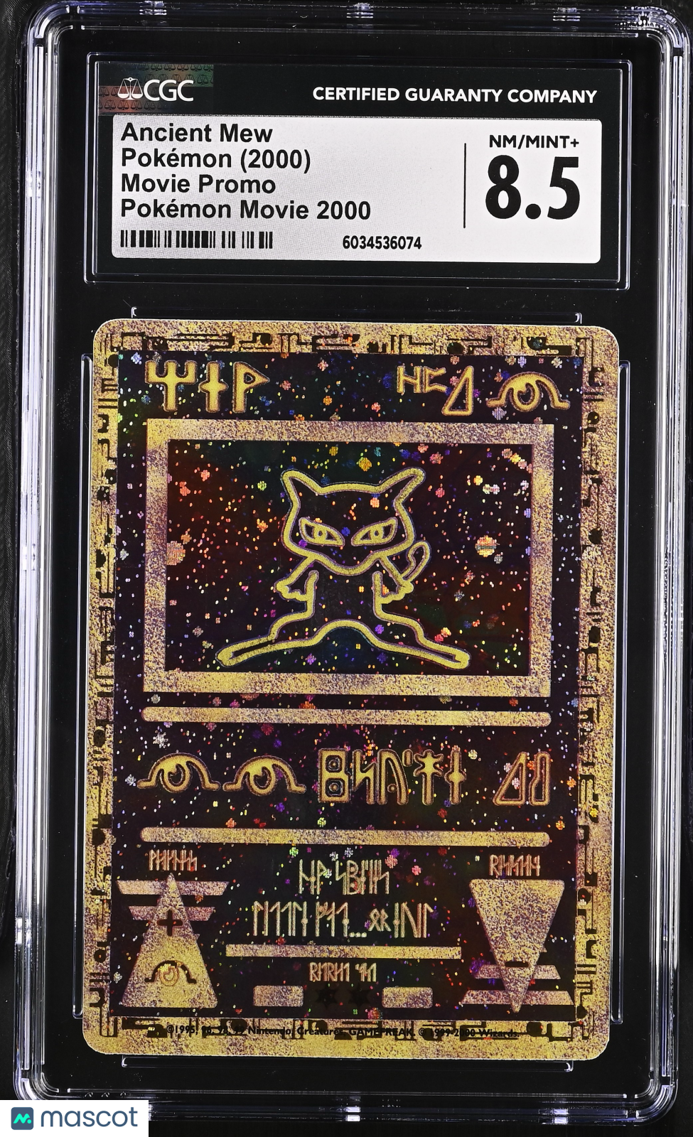 2000 Pokemon Movie Promo Ancient Mew CGC 8.5