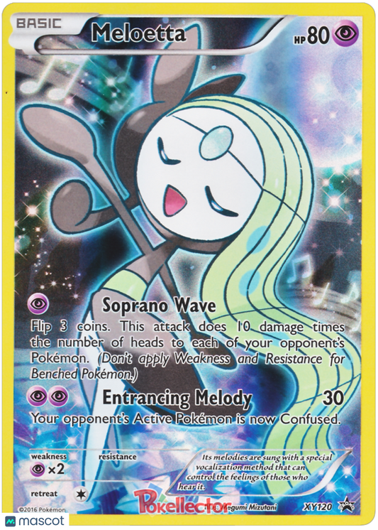 2013 Pokemon XY Promos Meloetta #120 AGS 8.5