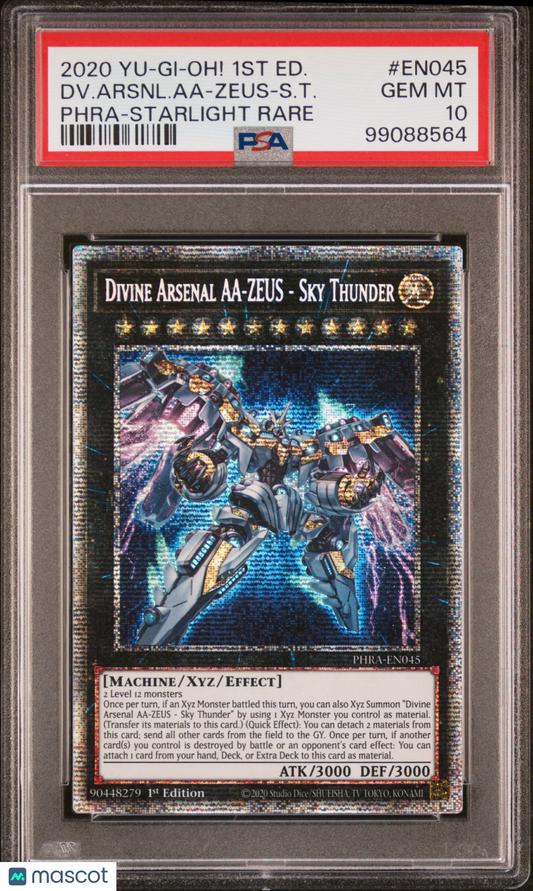2020 Yu-Gi-Oh! Phra-Phantom Rage DV. Arsnl. Aa-Zeus-S. T. #EN045 PSA 10