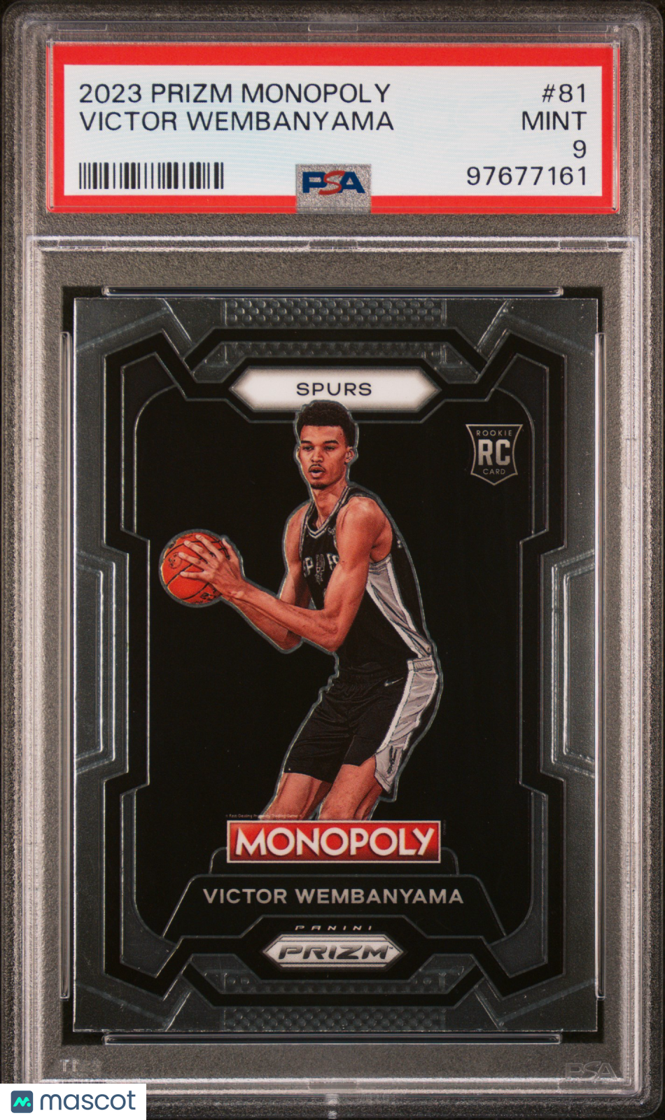 2023 Panini Prizm Monopoly Victor Wembanyama #81 PSA 9
